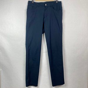 Lululemon  Men's Commission Pant Slim *Warpstreme  True Navy  Size 33x34